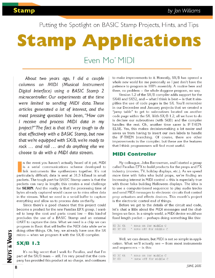 Nuts and Volts 2005-06